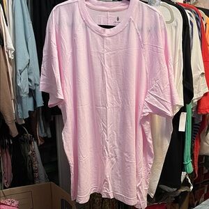 FP Movement by Free People Light Pink Short Sleeve Icon Tee